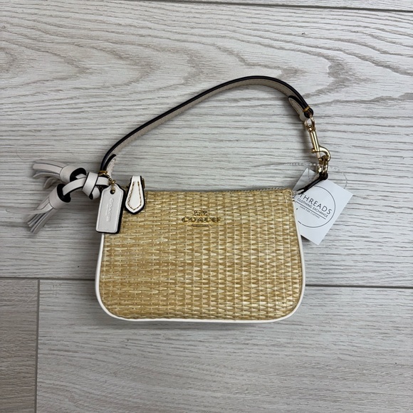 New Coach Straw Nolita 15 Mini Bag - Picture 1 of 8